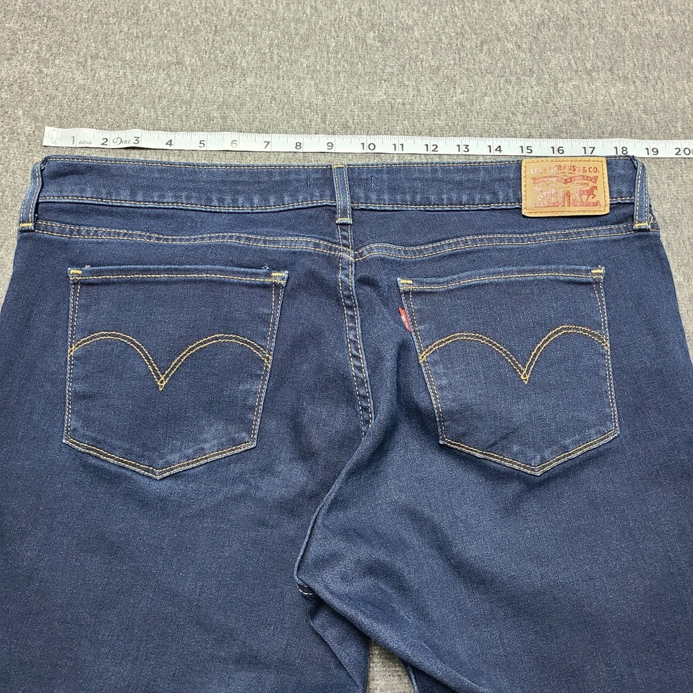Levi's 711 Skinny Jeans Dark Wash Men's Size 33x30 - Picture 10 of 11